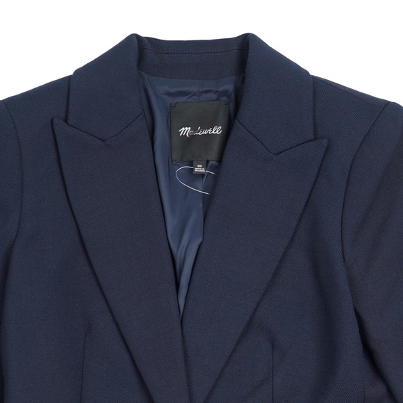 New MADEWELL Size 00 The Alston Blazer in Deep Navy $218 NS390 - Picture 7 of 8